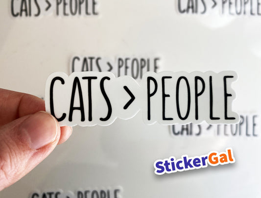 Cats > People Sticker