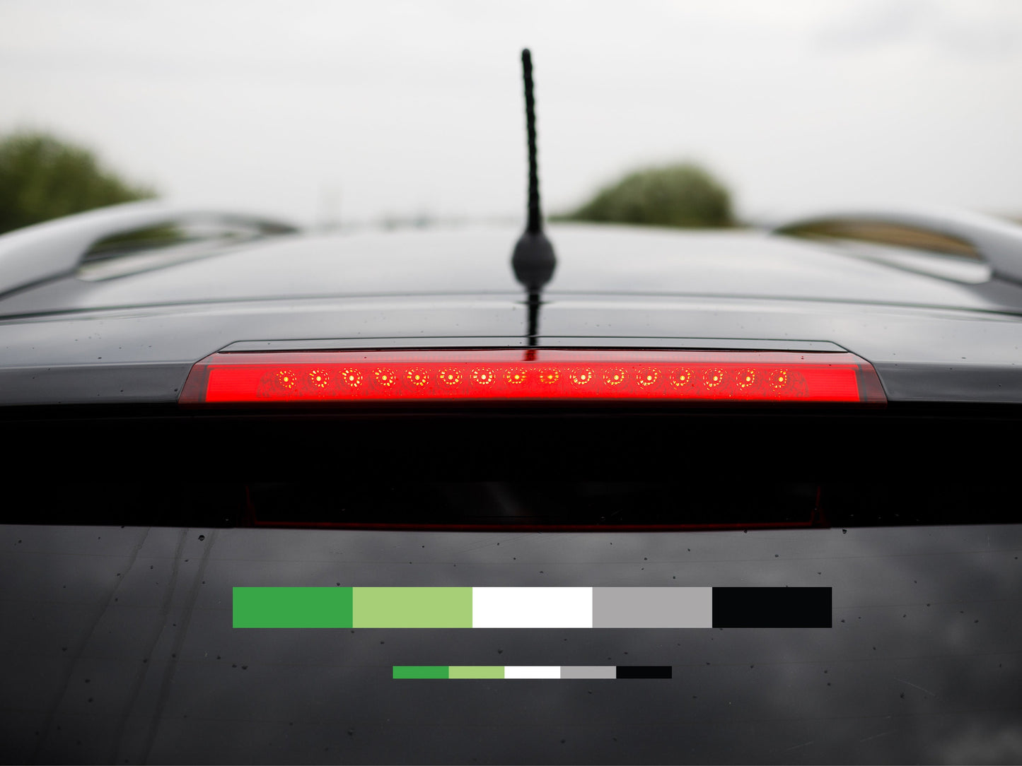 Subtle Aro Pride LGBTQ+ Vinyl Decal