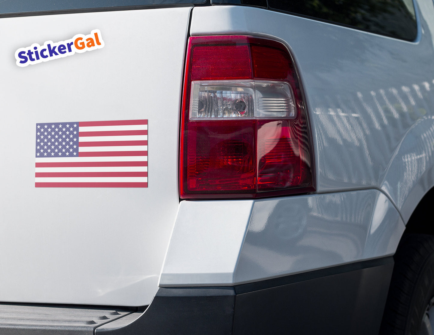 American Flag Bumper Sticker: Fade-Resistant Vinyl Decal