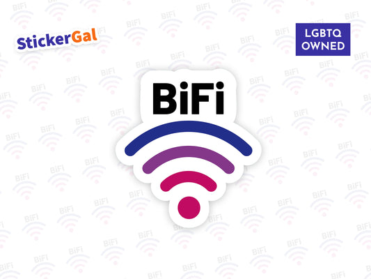 "BiFi" Wifi Sticker