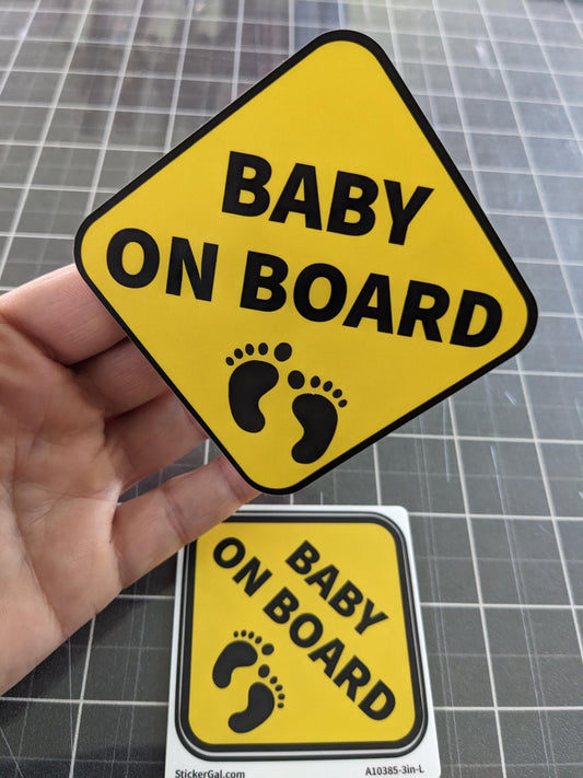 Baby On Board Vinyl Sticker