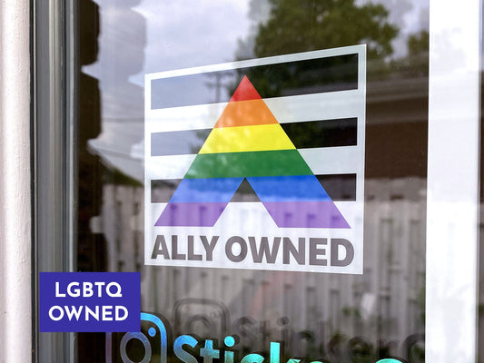 Ally Owned Safe Space Static Cling